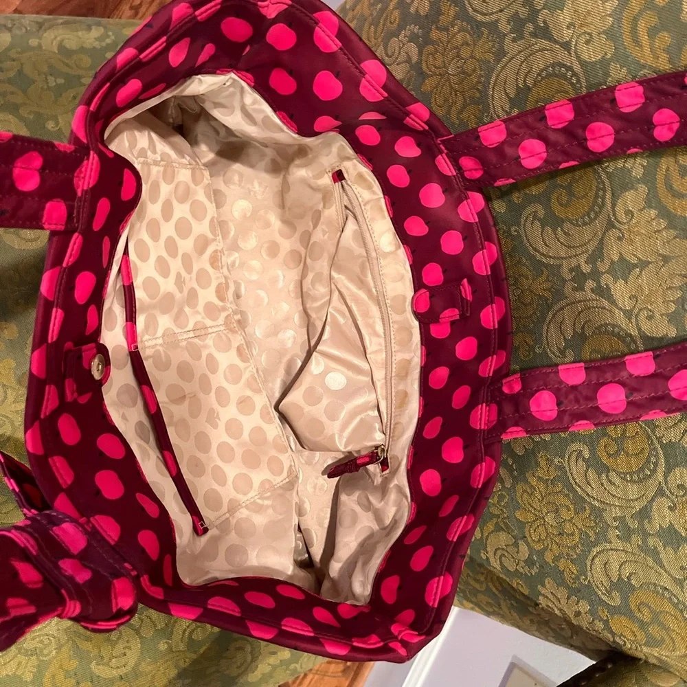 Kate Spade Red and Pink Tote